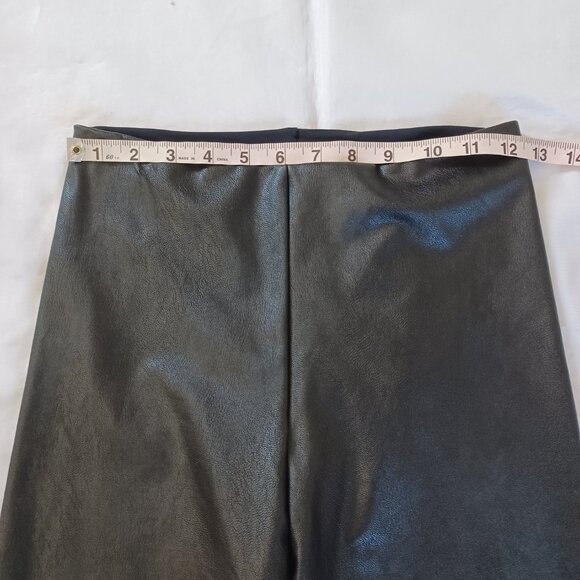 Commando Faux Leather Leggings Black Control Control Top High Waist Size L - Picture 9 of 11